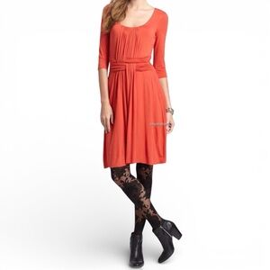 Anthropologie “Ruched Basketry” Dress by Bailey 44 Size Extra Small